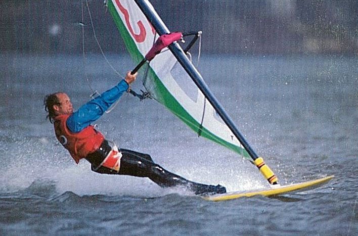 Fred Haywood breaking 30 knots