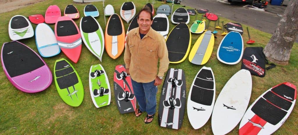 Jimmy Lewis SUP Quiver, Kiteboards and Surfboards