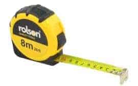 Tape measure used for measuring the length of a SUP paddle