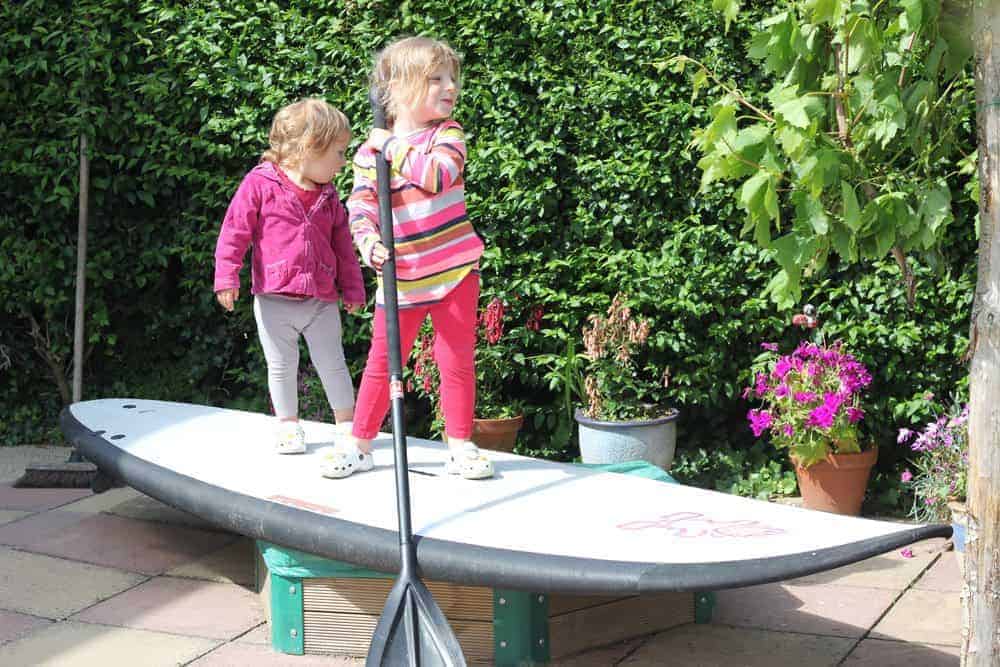 Start kids off young with paddleboarding