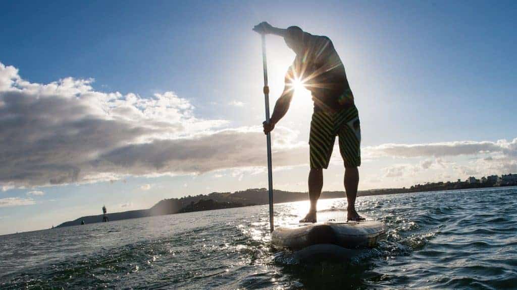 SUP in Devon with Jimmy Lewis Stand up paddleboarding