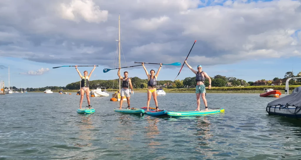 Team Building and Corporate Wellness Paddle Board lessons in Chichester