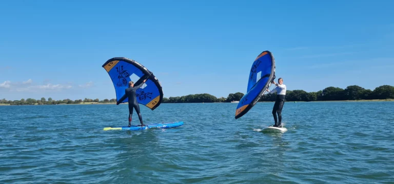 Wing surfing lessons chichester emsworth bracklesham west sussex