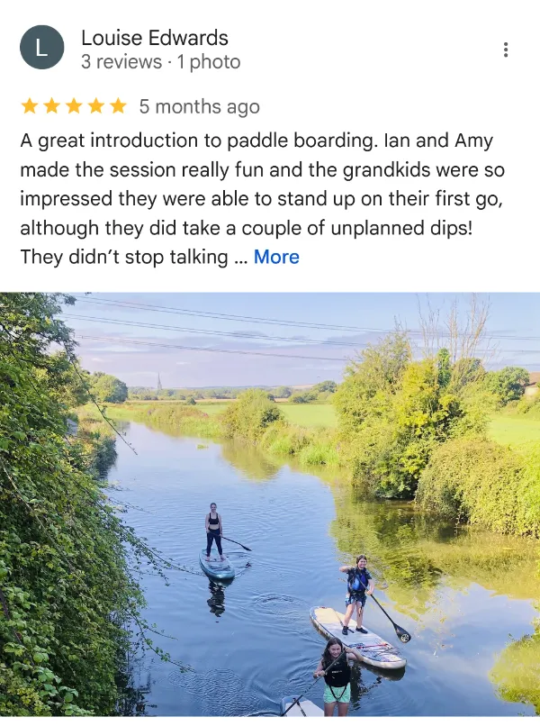 Google Review 1 Paddlebaording