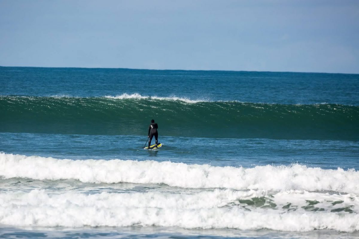 Sup surfing at Kilcummin Brandon Bay