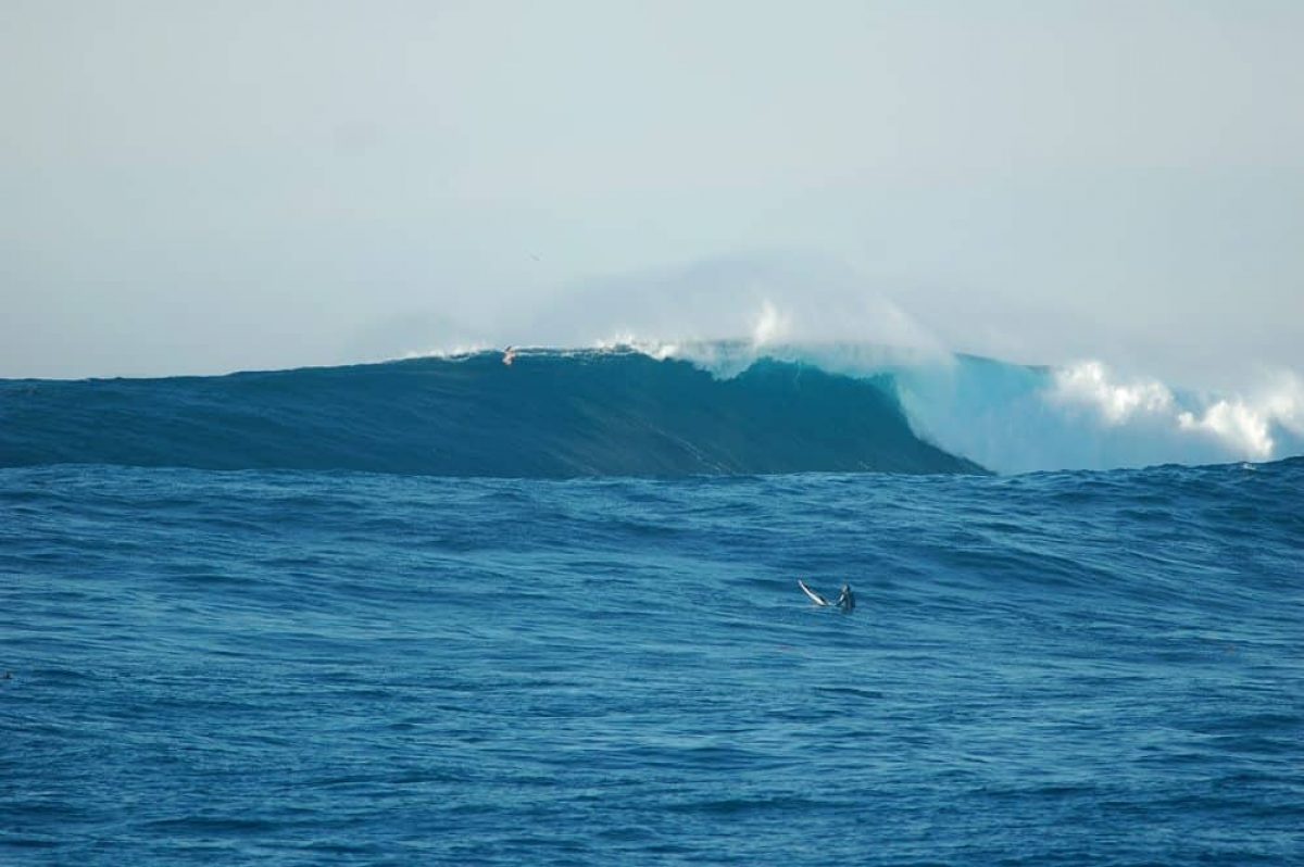 Big wave surfing the Cortes Bank